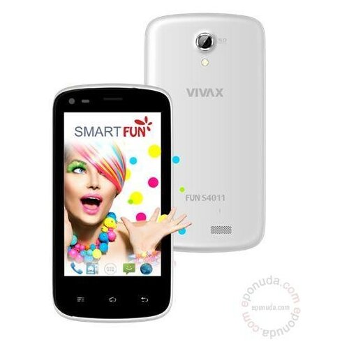 Vivax SMART Fun S4011 white mobilni telefon Slike