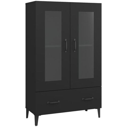 Maison Chic Komoda - Predalnik črna 70x31x115 cm inženirski les, (21715687) Slike