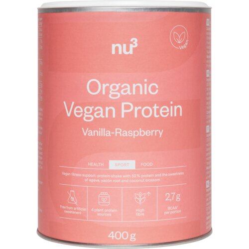 Bio Vegan Protein - Vanilla Raspberry Slike