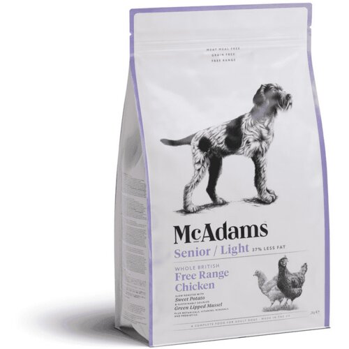 McAdams Suva hrana za pse Senior-Light, Piletina, 5kg Slike