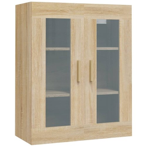 Maison Chic Viseča Stenska omarica - Zidna omarica sonoma hrast 69,5x34x90 cm iu776, (22063053) Slike