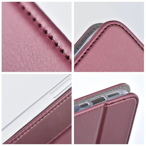 Oem SMART MAGNETO futrola za HONOR Magic 7 LITE bordo boja Slike