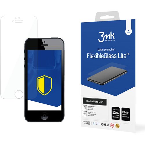 3mk FLEXIBLEGLASS SOLID KALJENO STEKLO ZA OVITEK APPLE IPHONE 5, (21999268) Slike