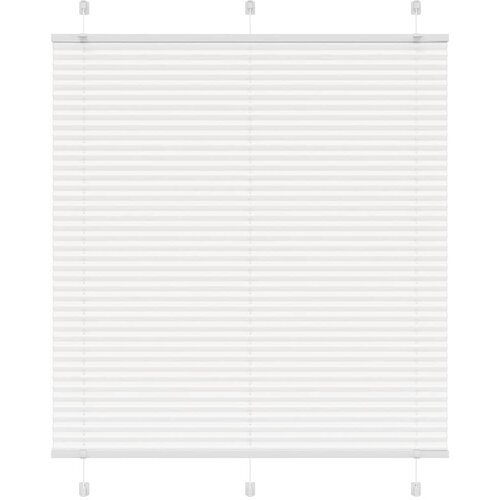 VidaXL Plisirana roleta bijela 115x150 cm &amp;scaron;irina tkanine 114,4 cm Slike