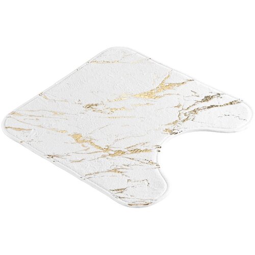 Douceur d int&amp;eacute;rieur Bela/v zlati barvi kopalni&amp;scaron;ka preproga 45x45 cm Aquamarbre &amp;ndash; Slike