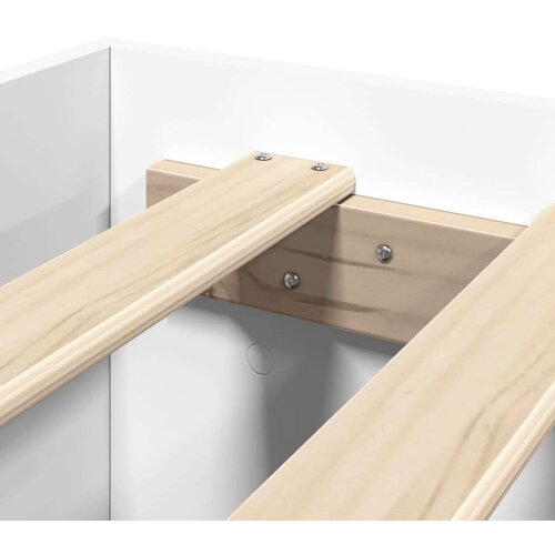 vidaXL okvir za krevet bijeli 100 x 200 cm konstruirano drvo Cene