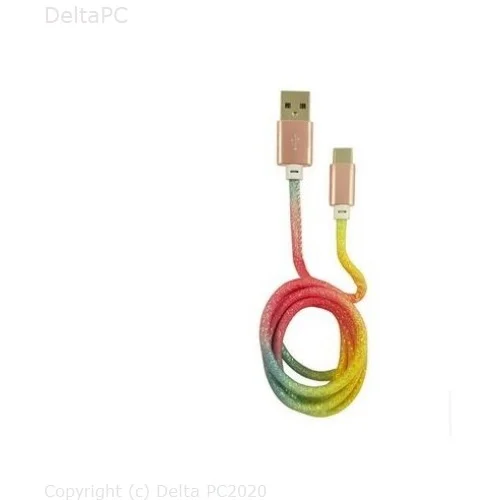  to Type-C cable rainbow