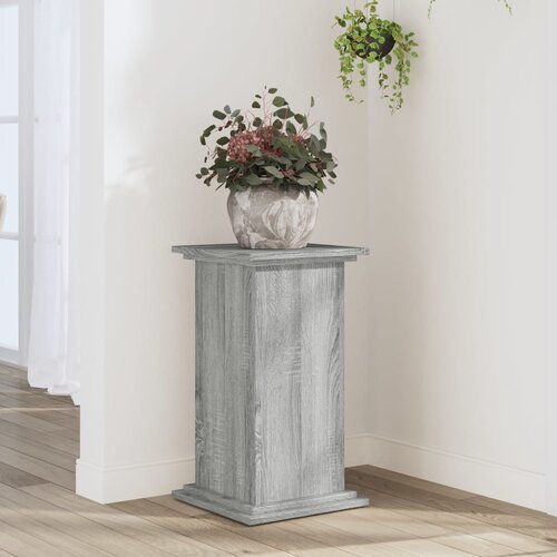 vidaXL Stojalo za rastline siva sonoma 33x33x60 cm inženirski les Cene