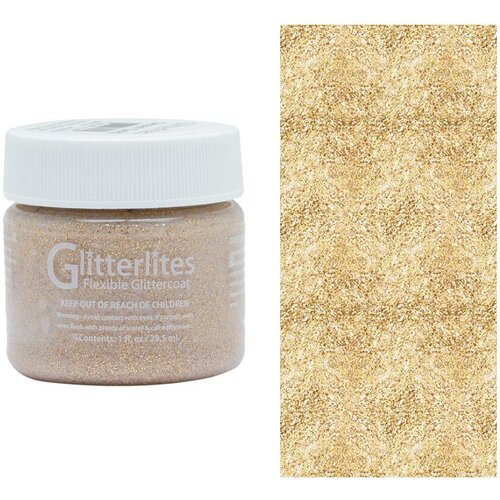 Angelus Glitterlites, Zlate ble&amp;scaron;čice, 29.5ml, (20818388) Slike