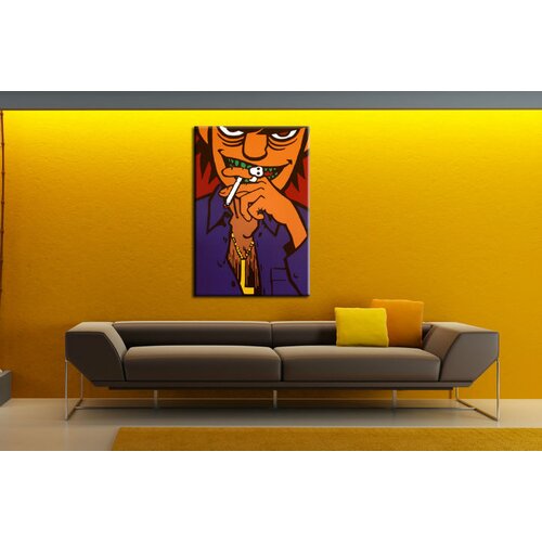  Ročno izdelana slika POP Art Gorillaz 1-delna (POP ART slike) Cene
