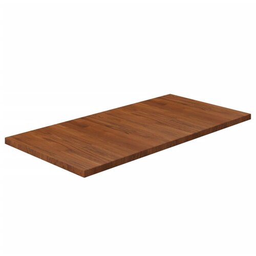 vidaXL Kopalniški pult temno rjav 100x50x2,5 cm trdna hrastovina Cene