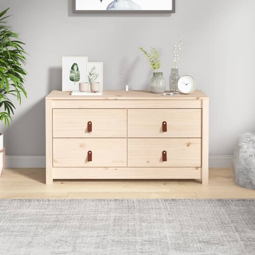 VidaXL Bočni ormarić 100x40x54 cm od masivne borovine Slike