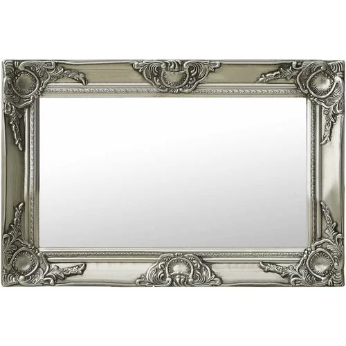  Zidno ogledalo u baroknom stilu 60 x 40 cm srebrno