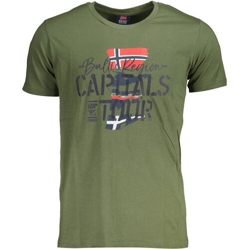 Norway 1963 MEN&amp;amp;#39;S SHORT SLEEVED T-SHIRT GREEN Slike