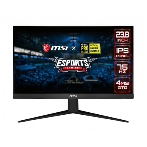 MSI Monitor 60,6 cm (23,8&amp;quot;) Optix G241V 1920x1080 75Hz IPS 4ms HDMI DisplayPort sRGB102,4% FreeSync Night Vision eSports Slike