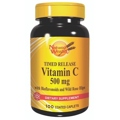 Natural Wealth vitamin c 500 sa postepenim otpuštanjem 100/1 Slike