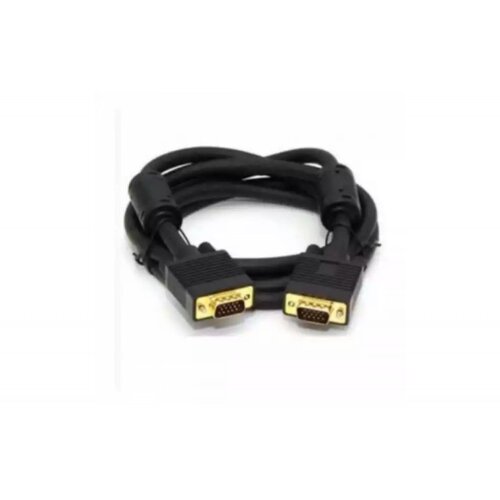 E-green Kabl VGA D-sub M/M 1.8m HQ feritno jezgro crni Slike