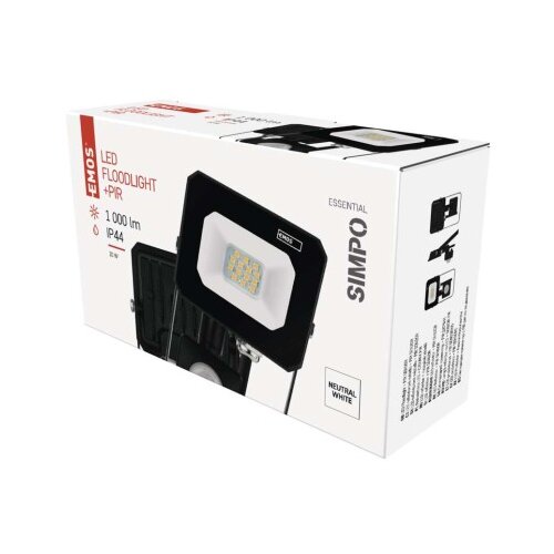  led reflektor simpo pir 10 w nevtralna bela Cene