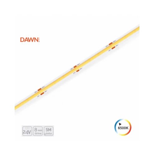 Dawn led traka hl cob w 24V IP20 (5met, 9.6W/m, 8mm) Slike