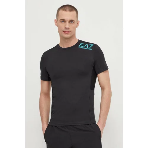 Ea7 Emporio Armani Kratka majica Training moška, črna barva