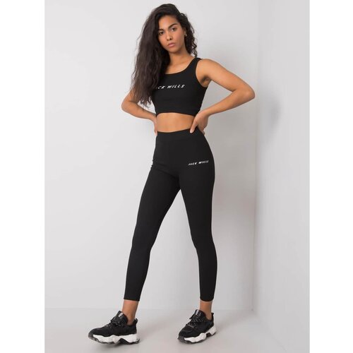 Fashion Hunters Black Sue FOR FITNESS sports set Slike