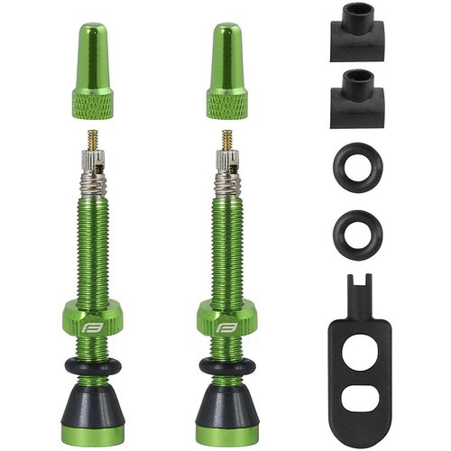  VENTIL FORCE SET TUBELESS 2X FV 44MM ZELENI Slike