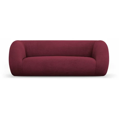 Cosmopolitan Design Bordo rdeča sedežna garnitura iz tkanine bouclé 210 cm Essen –