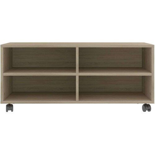  ormarić s kotačima boja hrasta sonome 90x35x35 cm od iverice Slike