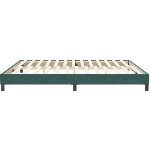 Box Spring krevet bez madracem tamnozeleni 200x220 cm bar&amp;scaron;un Slike