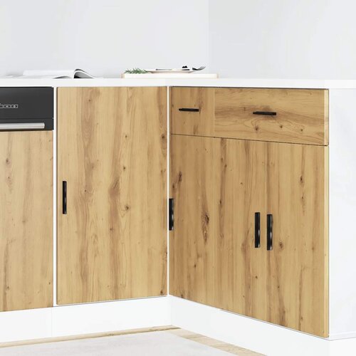  Podni ormarić za umivaonik "Lyon" Artisan hrast, inženjersko drvo Cene