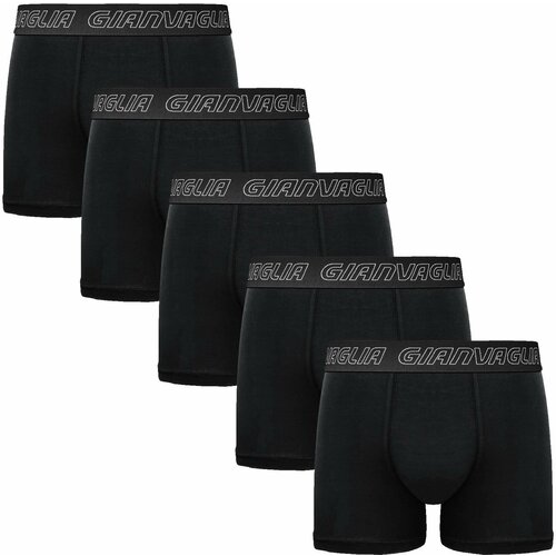Gianvaglia 5PACK Men's Boxer Shorts Black Cene