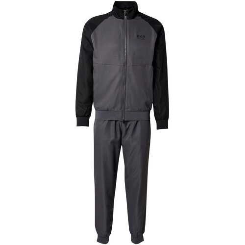 Ea7 Emporio Armani &amp;Scaron;portna trenirka temno siva / črna Slike