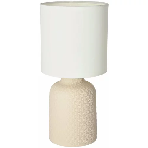 Candellux Lighting Bež stolna lampa s tekstilnim sjenilom (visina 32 cm) Iner –