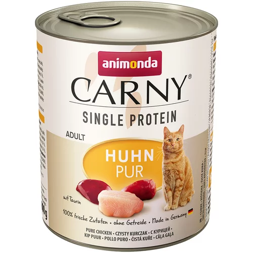 Animonda Varčno pakiranje Carny Single Protein Adult 24 x 800 g - Piščanec