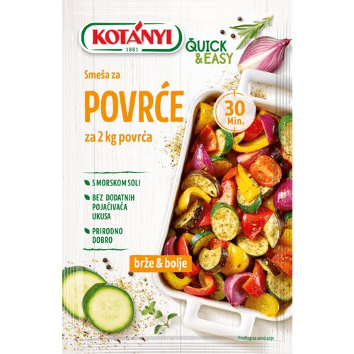 Kotanyi Smeša Q&E za povrće 35g Cene