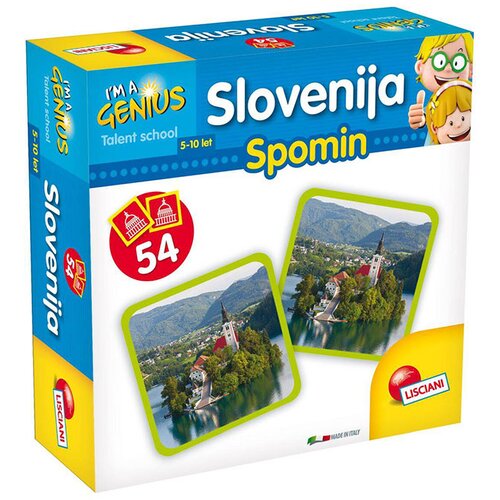 Lisciani Družabna igra spomin Slovenija Cene