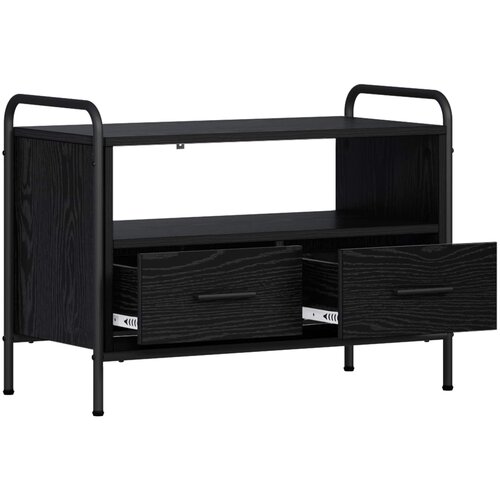  TV ormar 67,5 x 33 x 50 cm Crni hrast Konstruirano drvo Slike