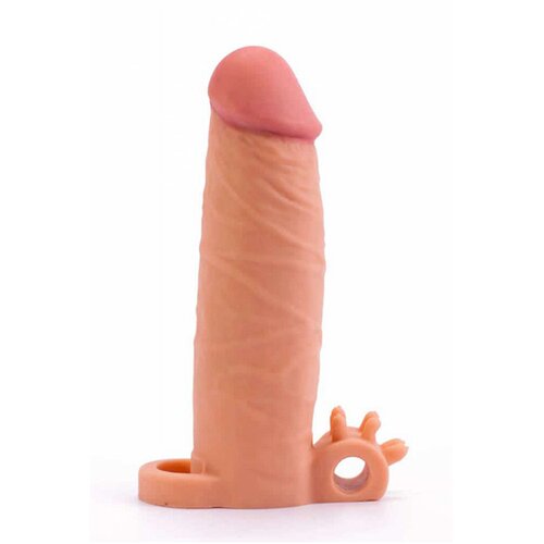  Pleasure X-Tender navlaka za penis sa vibracijom &amp;mdash; TPE, 17,5 cm &amp;mdash; LVTOY00054 Slike