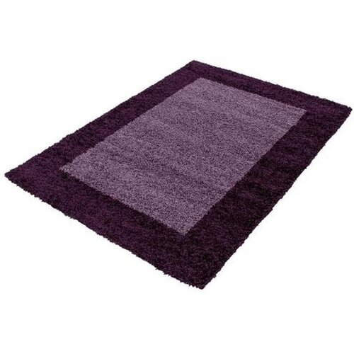 Novel preproga z visokim florom life 1503 200/290 cm tkano lila Slike