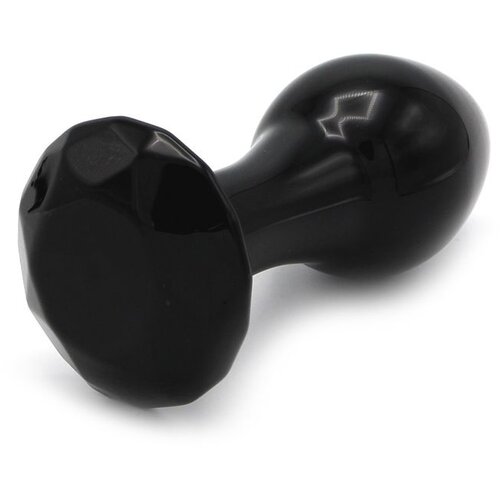Kiotos Glass Plug Crystal Gem Black Slike