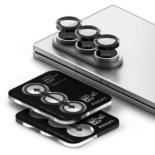 Samsung Galaxy Z fold 7 staklo za za&amp;scaron;titu okvira objektiva Ringke ( 2 kom. ) crno Slike