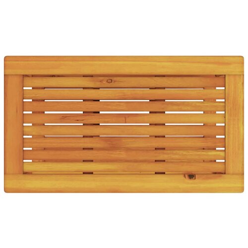  Bocni stol Prirodna nafta 70 x 40 x 45 cm Čvrsto drvo akacije Slike