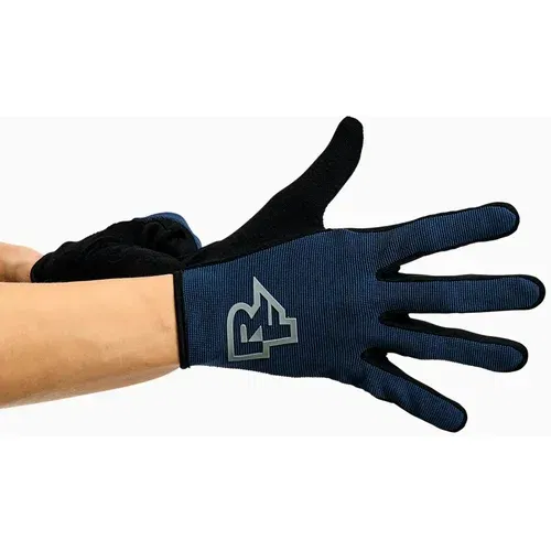 Race Face Cycling Gloves Trigger Blue