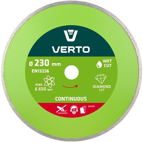 Verto Dijamantski disk za brusilice &amp;quot;Continuous&amp;quot; (glatki) Slike