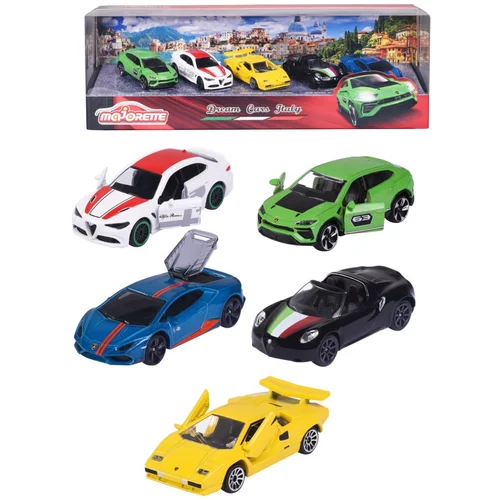 Majorette Dream cars Italy, 5 kos