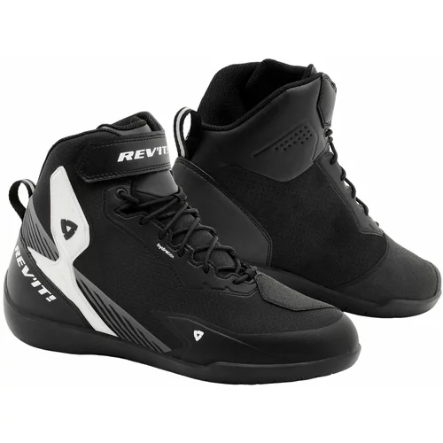 Rev'it! Shoes G-Force 2 H2O Black/White 43 Motoristični čevlji