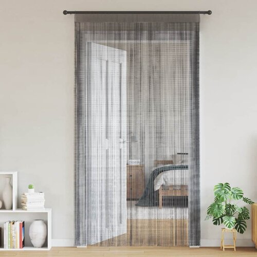 vidaXL Zavese iz nitk 2 kosa 140x250 cm antracitne barve Cene