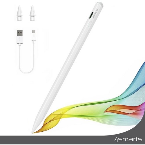 4SMARTS ACTIVE STYLUS PENCIL PRO 3 BEL ZA TABLICE IPAD, (21980325) Slike