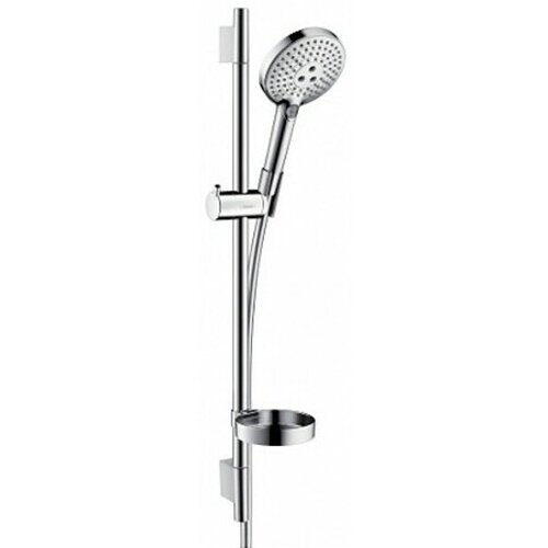 Hansgrohe Raindance Select S 120 Chrome tuš set: ručni tuš sa 3 mlaza, Isiflex 1600 crevo za tuš i usponska šipka sa kliznim držačem i policom 26630000 Cene