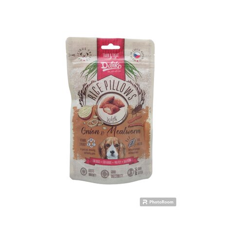 Dafiko Pillows Brašnasti crveni luk Poslastica za pse, 80g Slike
